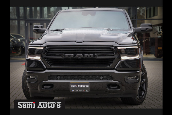 Dodge Ram 1500 BOM VOL | NIGHT EDITION | HUD | LUCHTVERING | HARMAN KARDON | PANODAK | ADAPTIVE CRUISE | HEMI 402PK 5.7 V8 4x4 | DUBBELE CABINE | 5 PERSOONS PICK UP | GRIJSKENTEKEN |