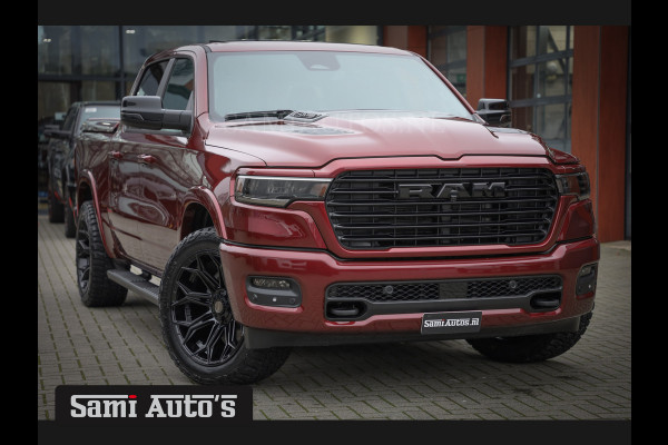 Dodge Ram 2025 LARAMIE SPORT HURRICANE 420PK 636 Nm | PRIJS MET LPG EN COVER EN GARANTIE | DUBBELE CABINE | PICK UP | 5 PERSOONS | DC | GRIJSKENTEKEN | Velvet Red Pearl VOORAAD 2218 - 3854