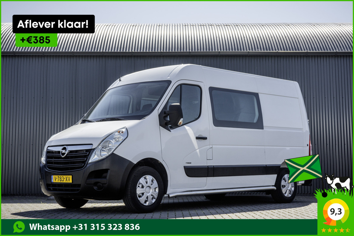 Opel Movano 2.3 CDTI BiTurbo L2H2 | Euro 6 | 146 PK | 7-Persoons | Cruise | Airco | DC