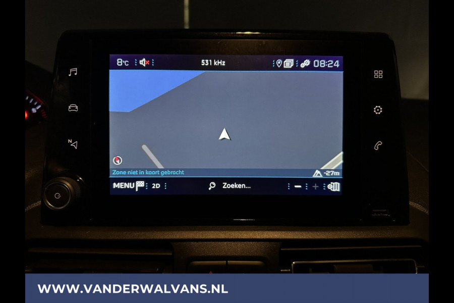 Peugeot Partner 1.5 BlueHDi 131pk L1H1 Euro6 ** Airco | 3-Zits | Navigatie | Camera Apple Carplay, Android Auto, Cruisecontrol, Parkeersensoren, bijrijdersbank