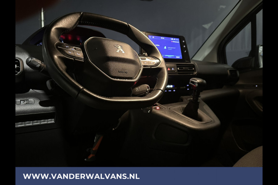 Peugeot Partner 1.5 BlueHDi 131pk L1H1 Euro6 ** Airco | 3-Zits | Navigatie | Camera Apple Carplay, Android Auto, Cruisecontrol, Parkeersensoren, bijrijdersbank