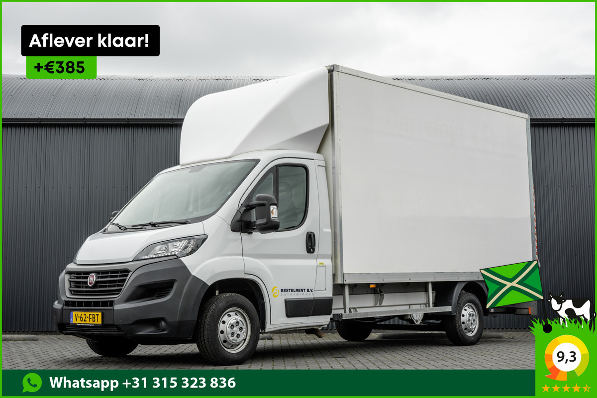 Fiat Ducato **2.3 MultiJet | Bakwagen met Laadklep | Euro 6 | 141 PK | Cruise | Camera | Airco | Navigatie**