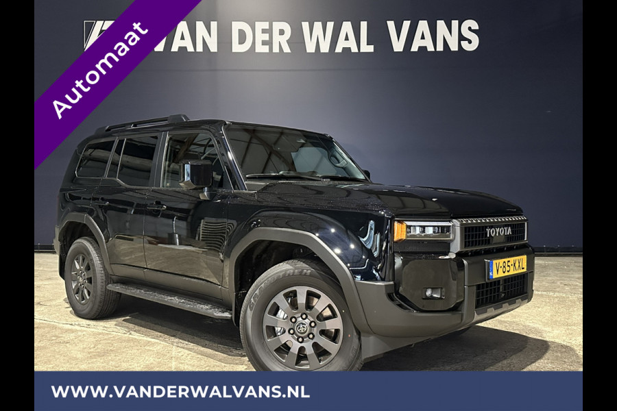 Toyota Land Cruiser 2.8 D-4D 206pk Automaat Full Option Black Edition 4x4 **BPM VRIJ** Euro6 Airco | 3500kg trekvermogen navigatie, 360 camera, adaptieve cruisecontrol, Lederen bekleding stoelverwarming, LED, Velgen