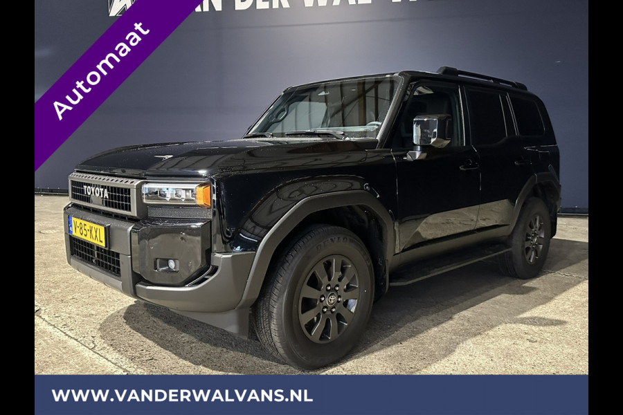 Toyota Land Cruiser 2.8 D-4D 206pk Automaat Full Option Black Edition 4x4 **BPM VRIJ** Euro6 Airco | 3500kg trekvermogen navigatie, 360 camera, adaptieve cruisecontrol, Lederen bekleding stoelverwarming, LED, Velgen