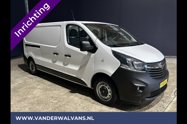 Opel Vivaro 1.6 CDTI 126pk **BPM VRIJ voor de Ondernemer** L2H1 inrichting Euro6 Airco | Navigatie | Camera LED, cruisecontrol, Trekhaak, Parkeersensoren, Bijrijdersbank