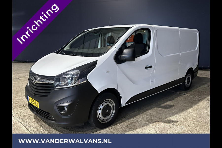 Opel Vivaro 1.6 CDTI 126pk **BPM VRIJ voor de Ondernemer** L2H1 inrichting Euro6 Airco | Navigatie | Camera LED, cruisecontrol, Trekhaak, Parkeersensoren, Bijrijdersbank