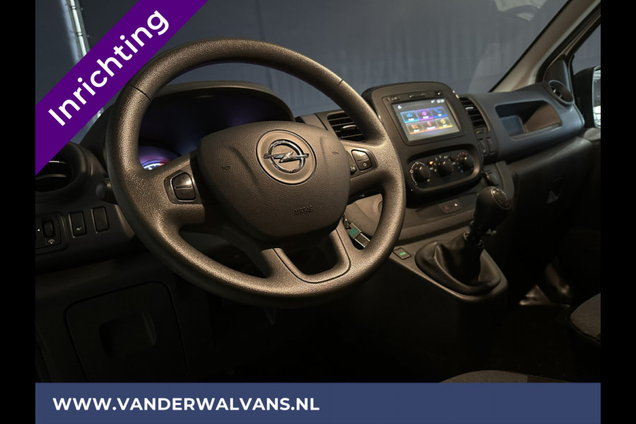 Opel Vivaro 1.6 CDTI 126pk **BPM VRIJ voor de Ondernemer** L2H1 inrichting Euro6 Airco | Navigatie | Camera LED, cruisecontrol, Trekhaak, Parkeersensoren, Bijrijdersbank