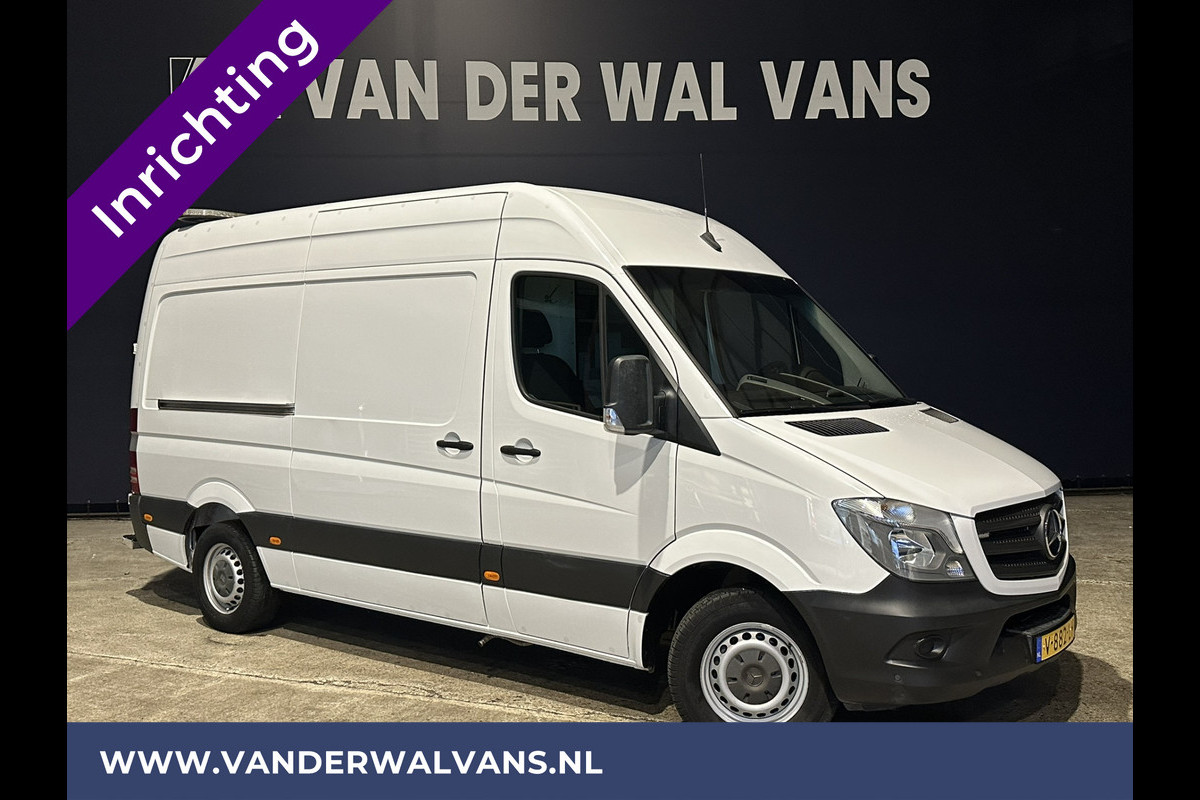 Mercedes-Benz Sprinter 316 CDI 164pk **BPM VRIJ voor de Ondernemer** L2H2 inrichting Euro6 Airco | 2800kg trekhaak Navigatie, Cruisecontrol, Parkeersensoren