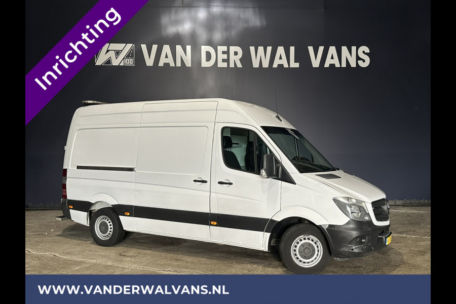 Mercedes-Benz Sprinter 316 CDI 164pk **BPM VRIJ voor de Ondernemer** L2H2 inrichting Euro6 Airco | 2800kg trekhaak Navigatie, Cruisecontrol, Parkeersensoren