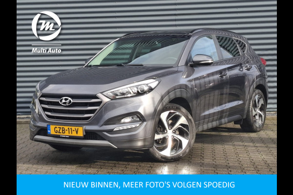 Hyundai Tucson 1.6 T-GDI Premium Automaat | Panodak | Lederen Sportstoelen | Trekhaak Afneembaar | Apple Carplay | Navigatie | Cruise Control | Navigatie | Camera | L.M. 19" |