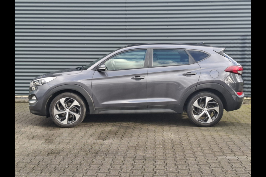 Hyundai Tucson 1.6 T-GDI Premium Automaat | Panodak | Lederen Sportstoelen | Trekhaak Afneembaar | Apple Carplay | Navigatie | Cruise Control | Navigatie | Camera | L.M. 19" |