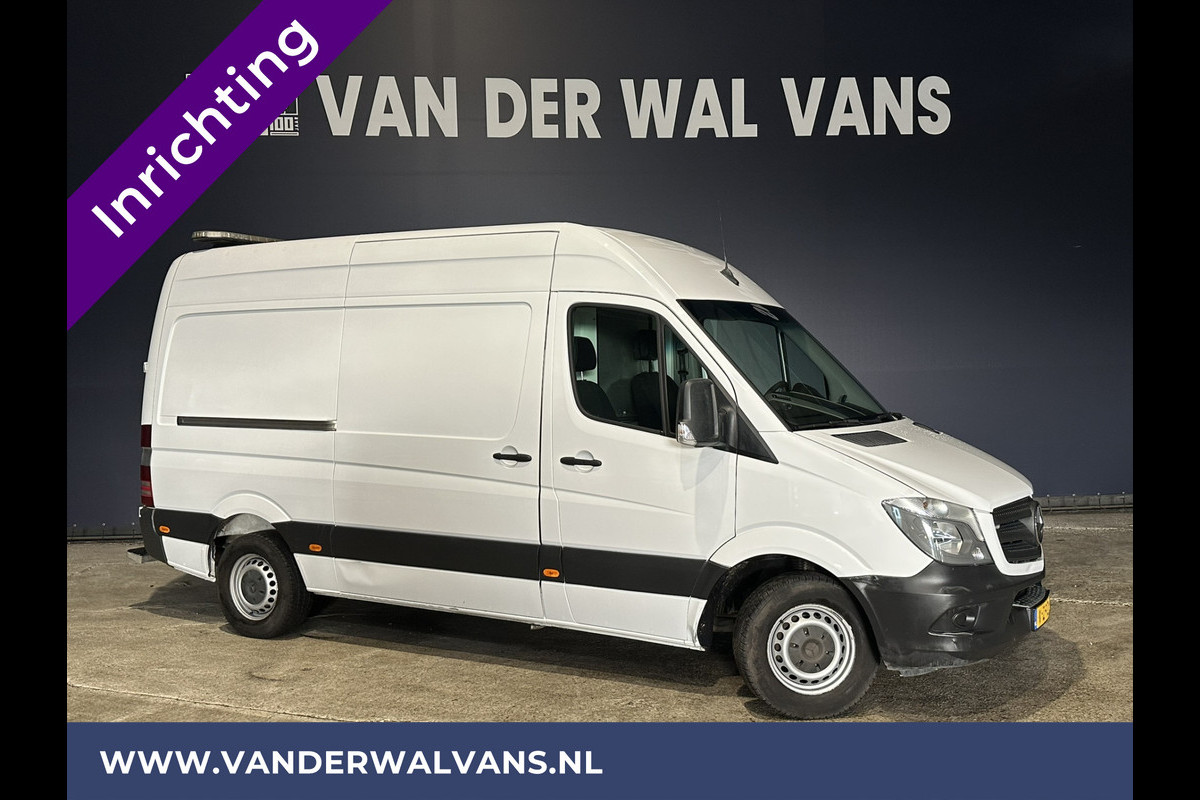 Mercedes-Benz Sprinter 316 CDI 164pk **BPM VRIJ voor de Ondernemer** L2H2 inrichting Euro6 Airco | 2800kg trekhaak Camera, Cruisecontrol, parkeersensoren