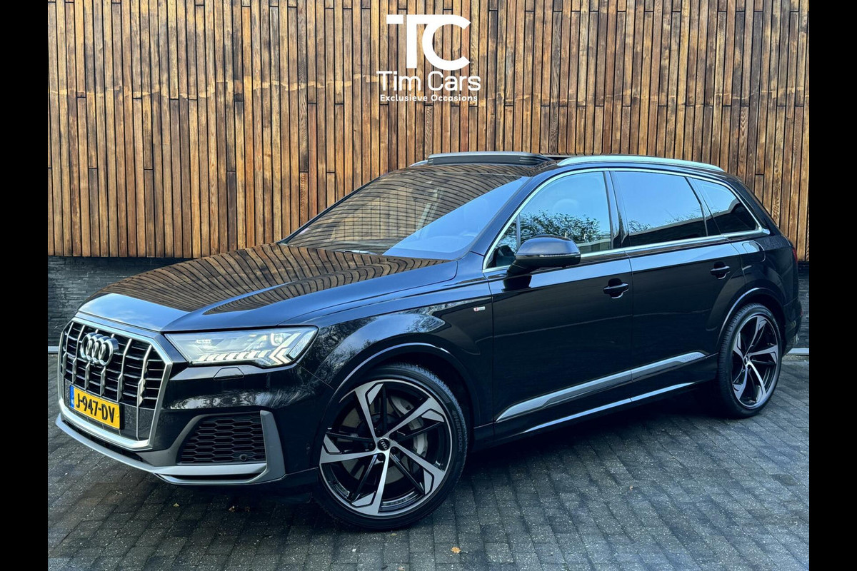 Audi Q7 55 TFSI e quattro Pro Line S | Panoramadak | Camera rondomzicht | LED verlichting | Keyless pakket | Leer/alcantara bekleding |