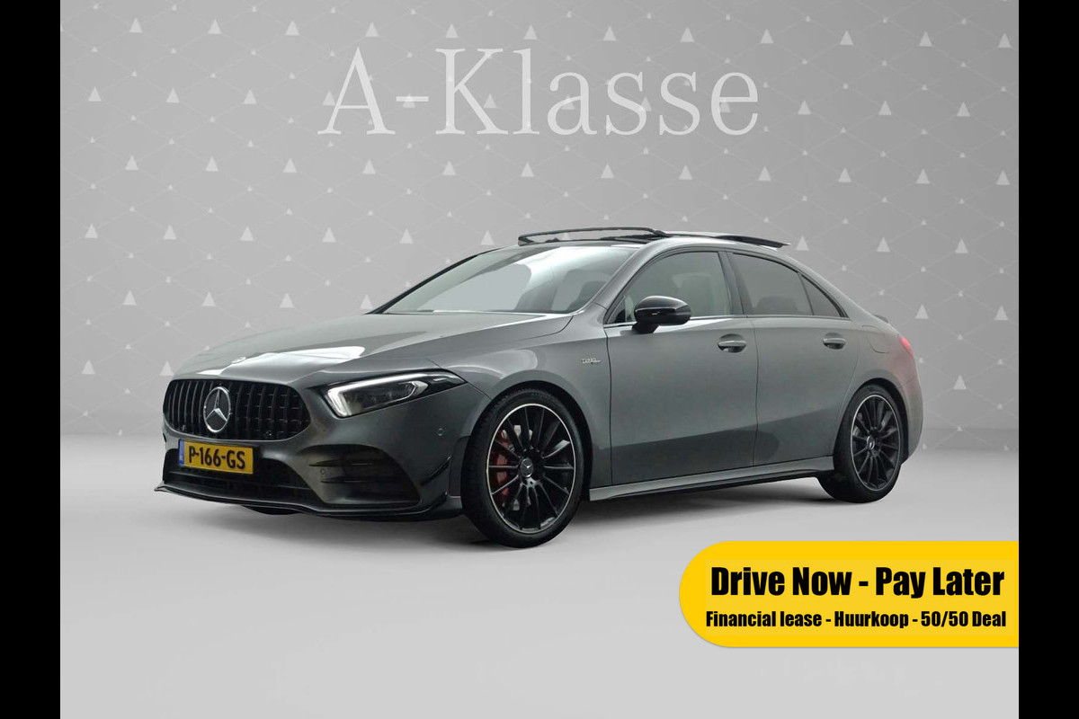 Mercedes-Benz A-Klasse AMG 35 4MATIC Premium Plus 306pk  Aut- Performance Interieur I  Panoramadak I Burmester I Sfeerverlichting I Carplay