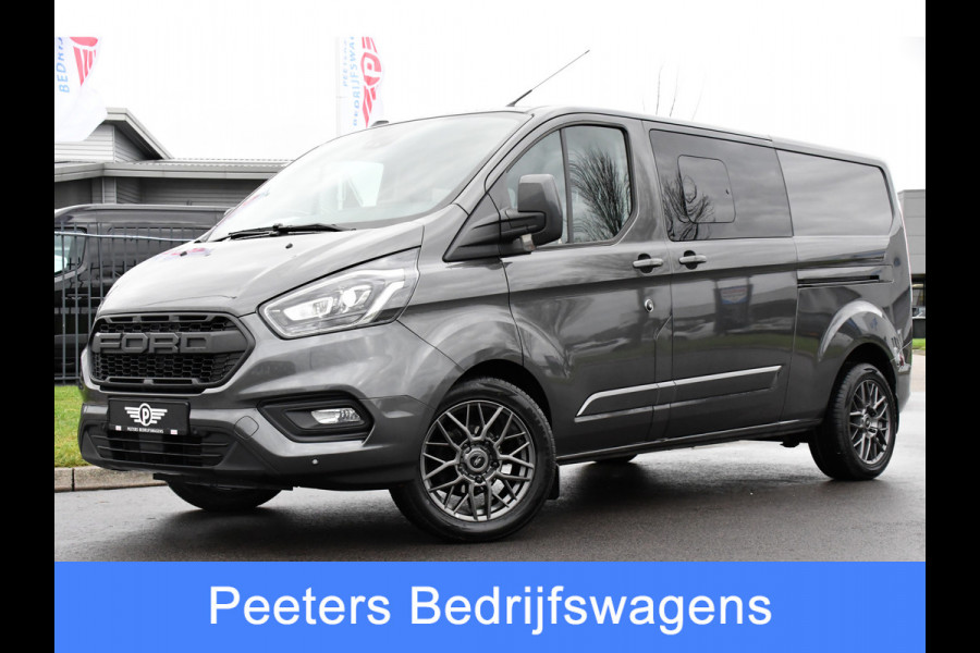 Ford Transit Custom 300 2.0 TDCI L2H1 Limited DC Adaptieve Cruise, Camera, Carplay, 170PK LED, Leder, Automaat, Sensoren, Trekhaak, UNIEK!