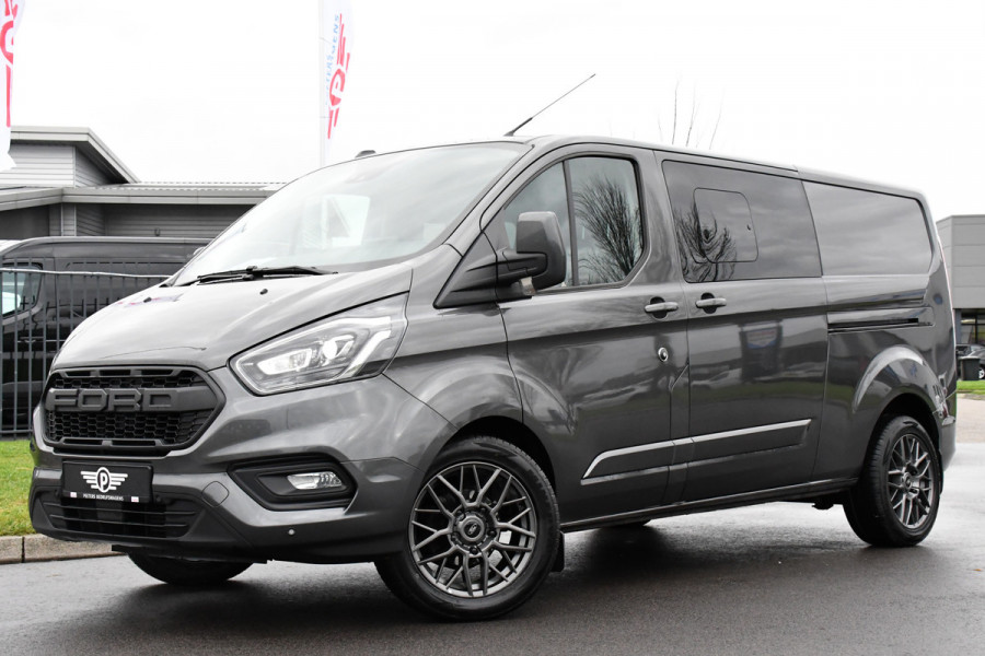 Ford Transit Custom 300 2.0 TDCI L2H1 Limited DC Adaptieve Cruise, Camera, Carplay, 170PK LED, Leder, Automaat, Sensoren, Trekhaak, UNIEK!