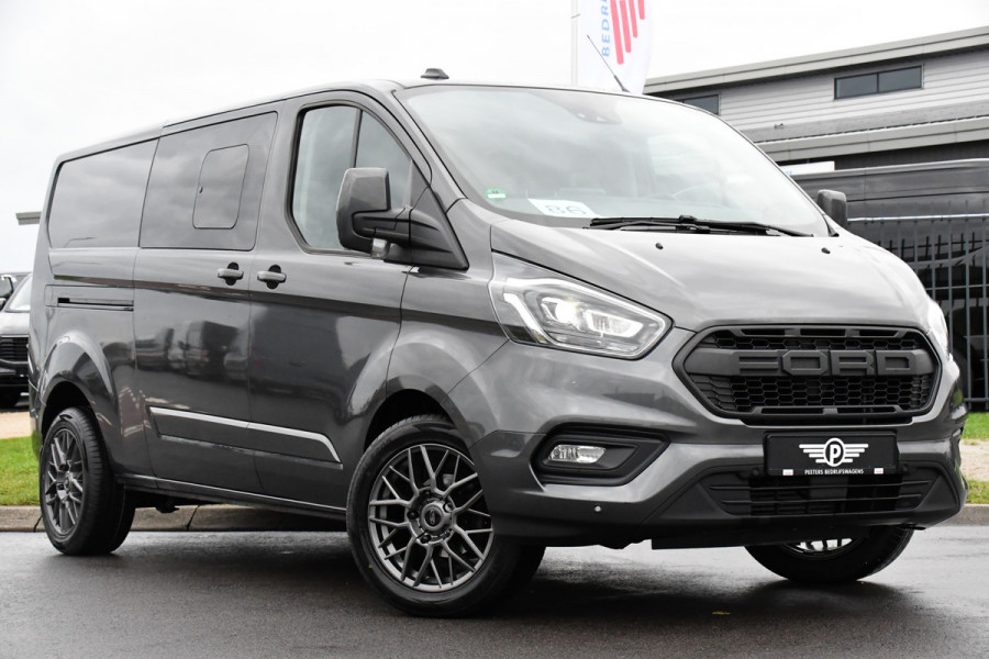 Ford Transit Custom 300 2.0 TDCI L2H1 Limited DC Adaptieve Cruise, Camera, Carplay, 170PK LED, Leder, Automaat, Sensoren, Trekhaak, UNIEK!