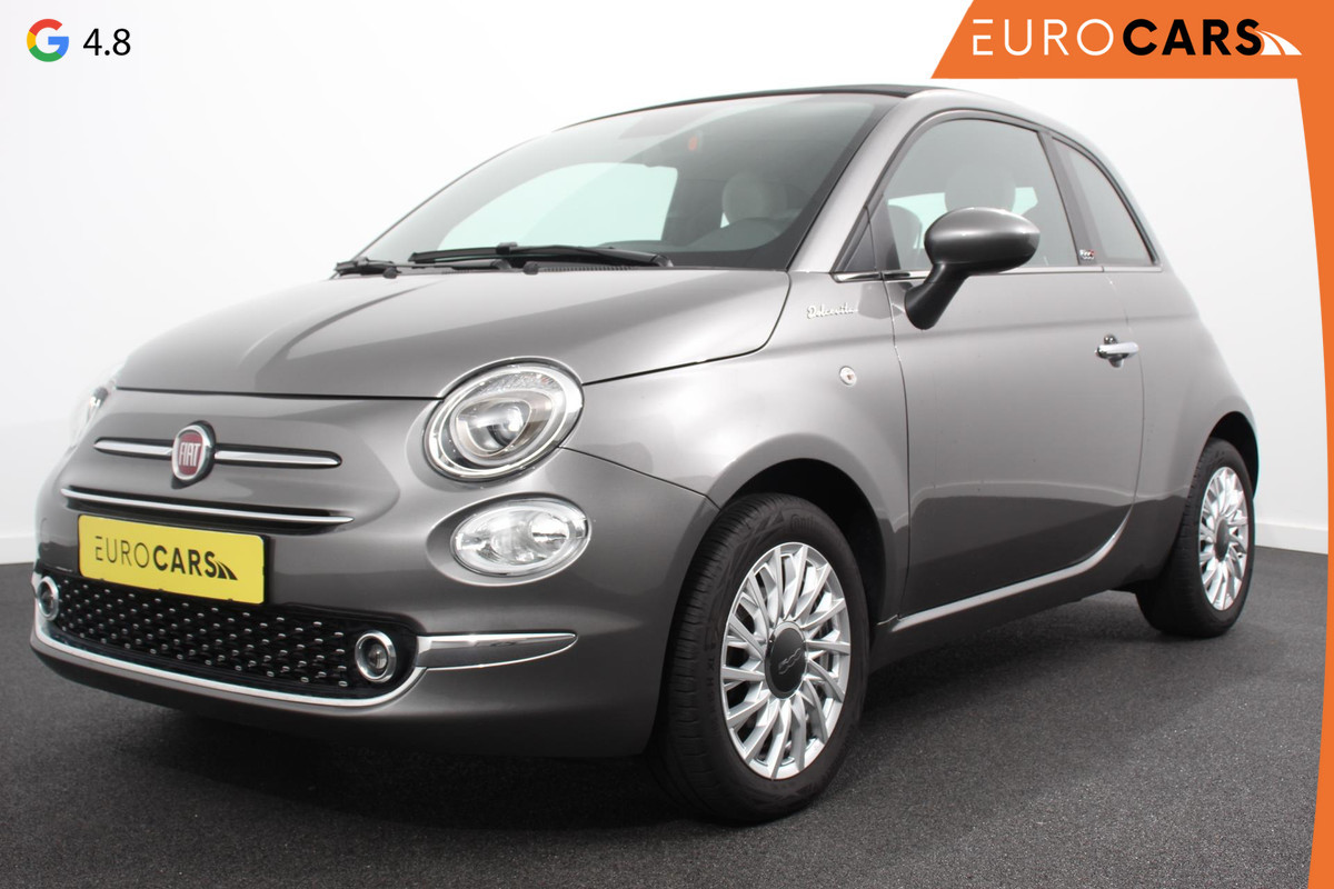 Fiat 500C 1.0 Hybrid Dolcevita | Cruise Control | Climatronic | Lederen Bekleding | Parkeersensoren Achter | DAB |