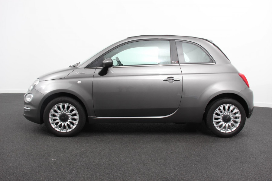 Fiat 500C 1.0 Hybrid Dolcevita | Cruise Control | Climatronic | Lederen Bekleding | Parkeersensoren Achter | DAB |