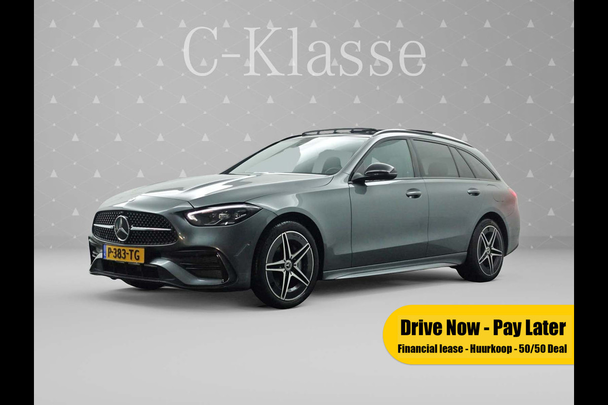 Mercedes-Benz C-Klasse Estate 300 e AMG Plug in Hybrid 9G Aut- Panodak I Bi Color Leer I Carplay I 360 cam I Rijassistentiepakket