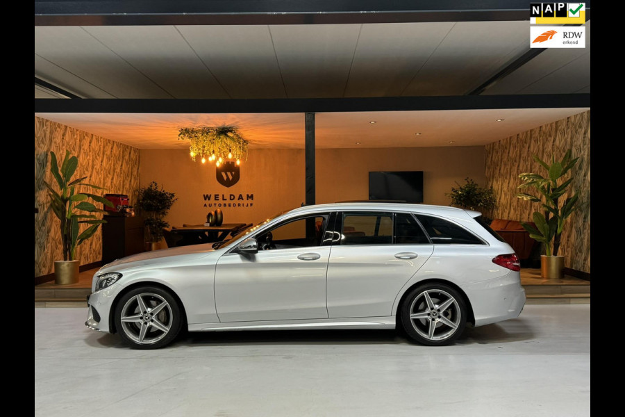 Mercedes-Benz C-Klasse Estate 180 Business Solution AMG NAP Garantie Pano Leder Camera Rijklaar