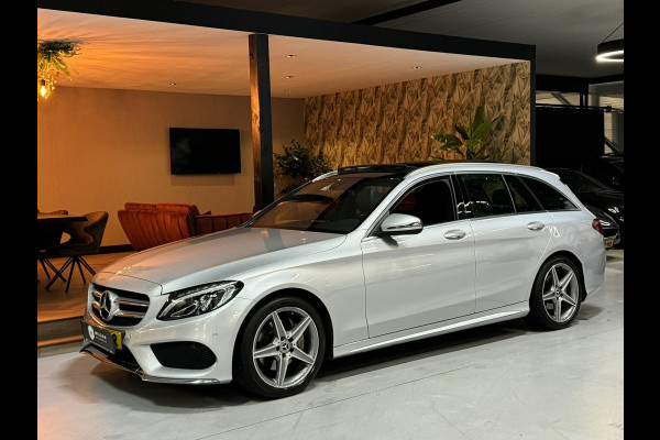 Mercedes-Benz C-Klasse Estate 180 Business Solution AMG NAP Garantie Pano Leder Camera Rijklaar