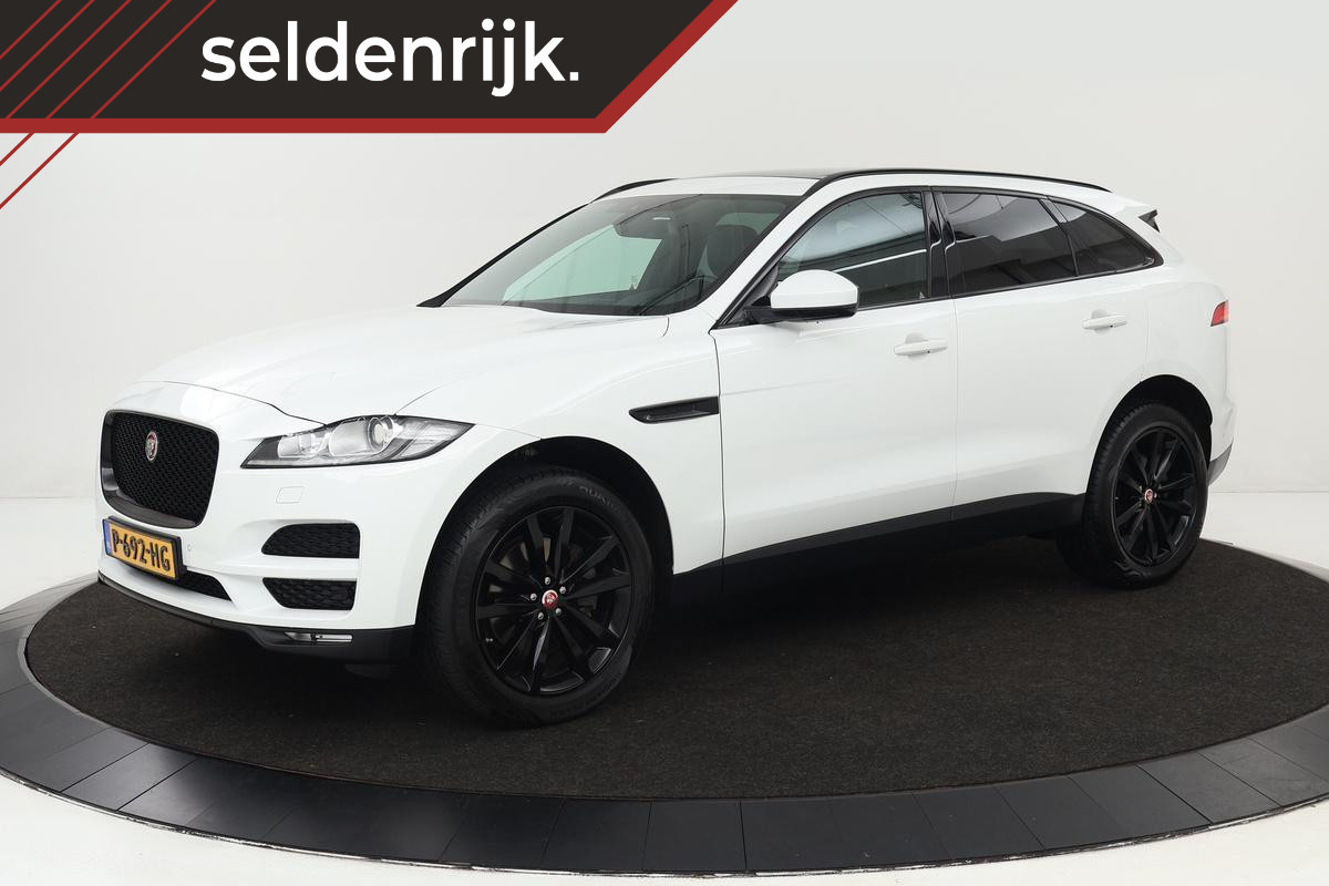 Jaguar F-Pace 2.0 25t AWD | Panoramadak | Leder | Stoel & stuurverwarming | Trekhaak | Camera | Xenon | Navigatie | Memory | 20'' | Achterbankverwarming