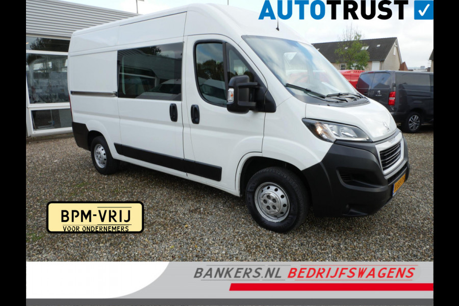 Peugeot Boxer 2.0 BlueHDI 130PK, L2H2, Dubbel Cabine, Airco