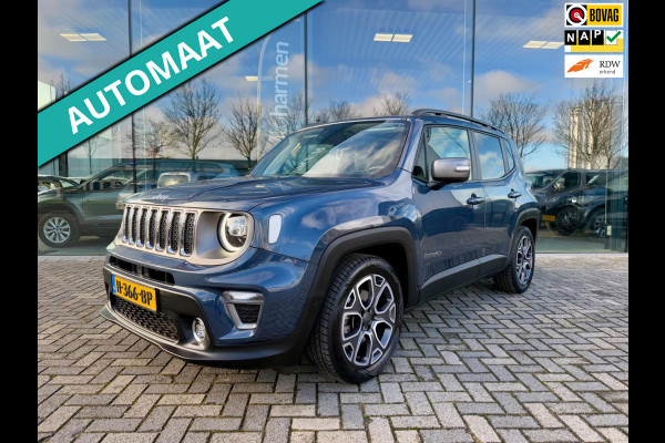 Jeep Renegade 1.3T automaat Freedom, Panoramadak, CarPlay, Leder, Trekhaak, LED