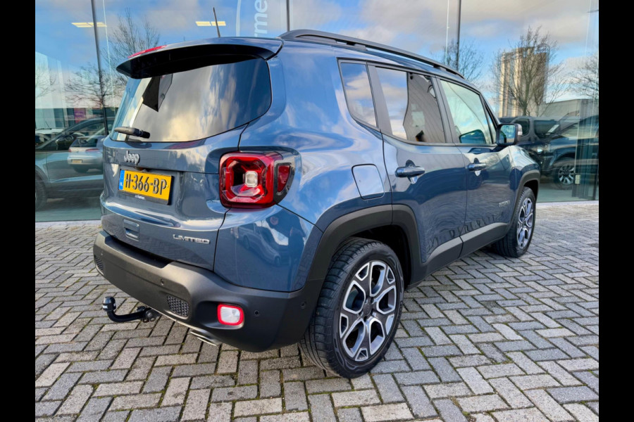 Jeep Renegade 1.3T automaat Freedom, Panoramadak, CarPlay, Leder, Trekhaak, LED