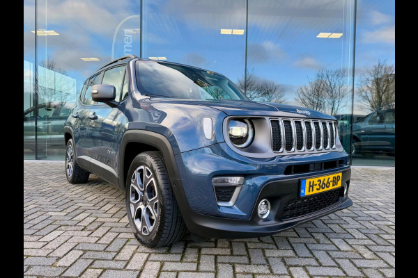 Jeep Renegade 1.3T automaat Freedom, Panoramadak, CarPlay, Leder, Trekhaak, LED