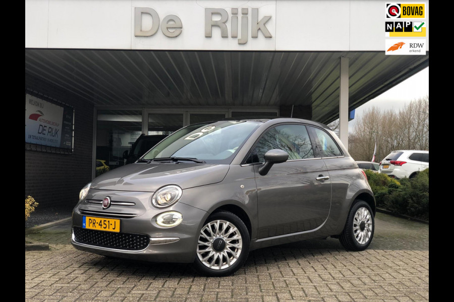 Fiat 500 0.9 TwinAir Turbo Pano, Navi, Cruise, Airco, DAB, 15'' LMV | NAP |