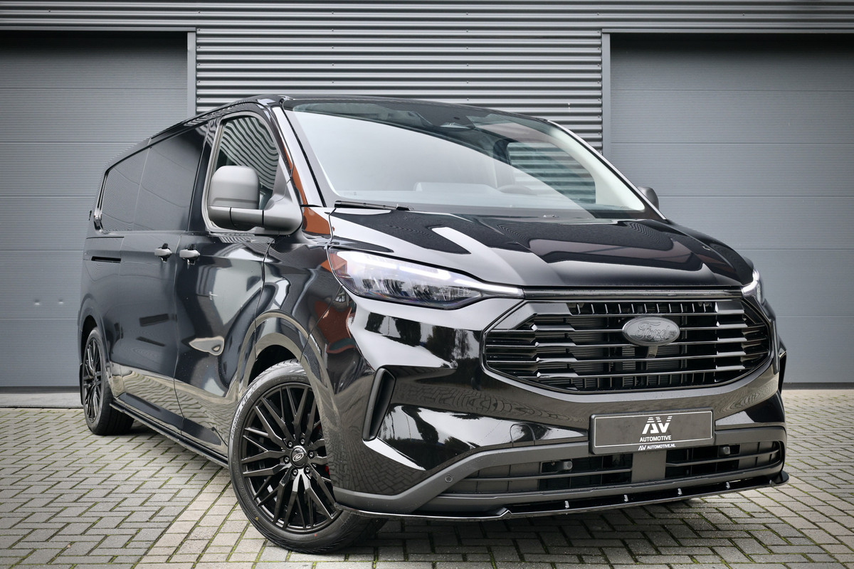 Ford Transit Custom 320 2.0 TDCI 170 PK AUT L2H1 Raptor Edition | L+R Schuifdeur | ACC | Blind Spot | Navigatie | Camera | CarPlay | Lane Assist | | Trekhaak | 3-Zitter | Verlengde fabrieksgarantie tot 09-2029