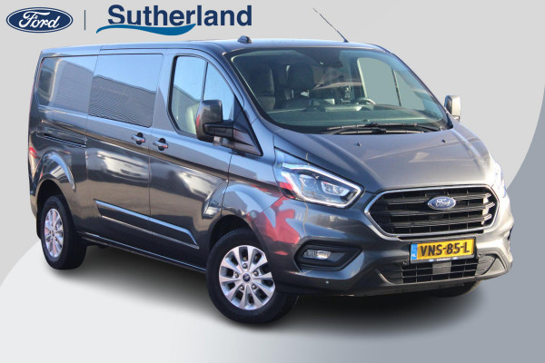 Ford Transit Custom 300 2.0 TDCI L2H1 Limited DC | Dubbele Cabine | Xenon | Trekhaak | Elek. Verstelbare Stoel | Winterpack |