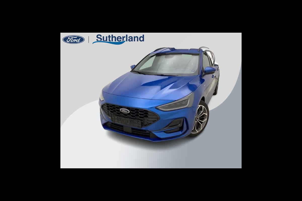 Ford Focus 1.0 EcoBoost Hybrid ST Line X 155pk | Adaptieve Cruise | BLIS | Wegklapbare Trekhaak | Matrix LED | AGR Stoel | Elek. Achterklep | Head up Display | Verlengde fabrieksgarantie tot 02-2028