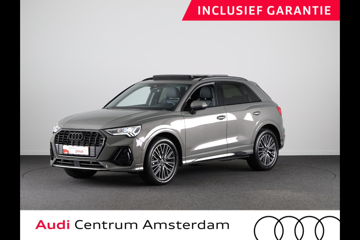 Audi Q3 35 TFSI S edition Competition 150 pk S-tronic | Panoramadak | Verlengde garantie | Navigatie | Parkeersensoren (Park assist) | Adaptieve cruise control | Stoelverwarming |