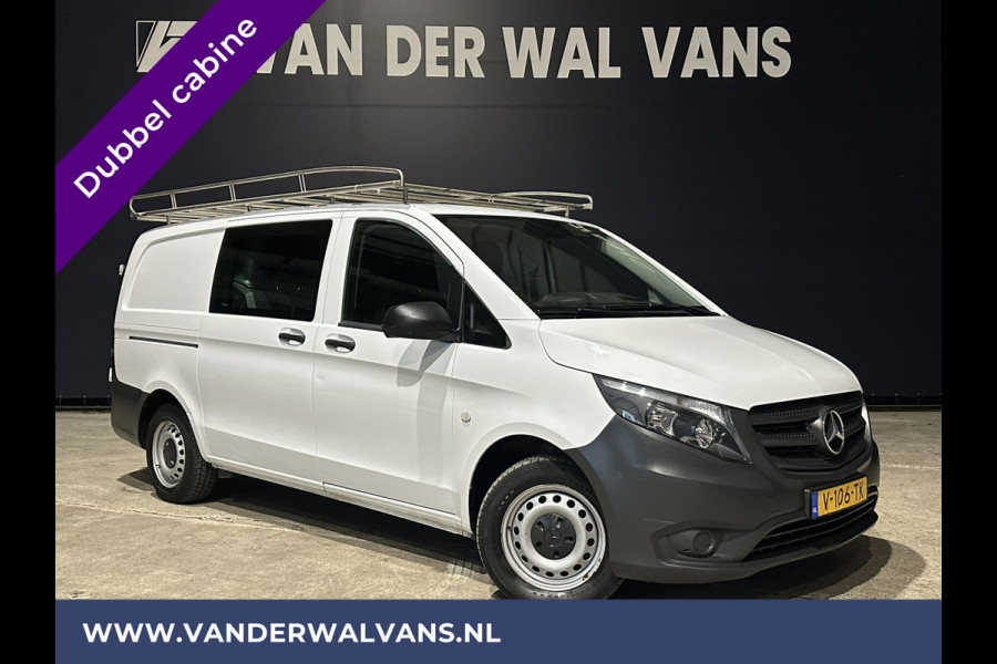 Mercedes-Benz Vito 111 CDI **BPM VRIJ voor de Ondernemer** L2H1 Dubbele cabine Euro6 Airco | 5-Zits | Imperiaal Trekhaak