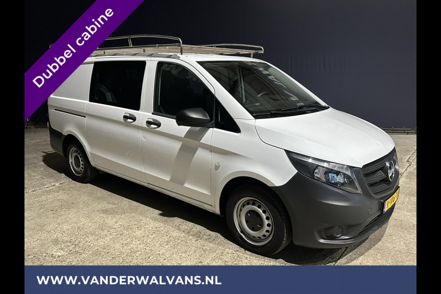 Mercedes-Benz Vito 111 CDI **BPM VRIJ voor de Ondernemer** L2H1 Dubbele cabine Euro6 Airco | 5-Zits | Imperiaal Trekhaak