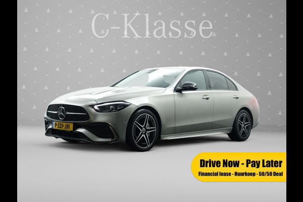 Mercedes-Benz C-Klasse 180 AMG Line Aut- Sfeerverlichting I Xenon Led I Camera IPark Assist I Carbon I Keyless