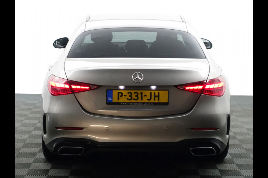 Mercedes-Benz C-Klasse 180 AMG Line Aut- Sfeerverlichting I Xenon Led I Camera IPark Assist I Carbon I Keyless