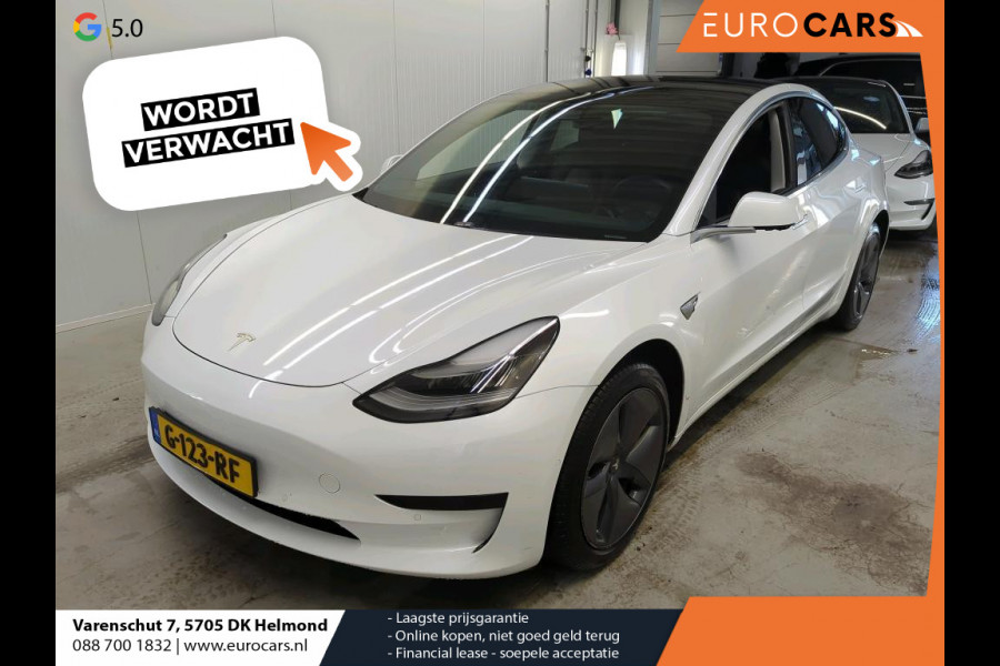 Tesla Model 3 Standard RWD Plus 60 kWh Navigatie Panoramadak Autopilot Camera Parkeersensoren Stoelverwarming