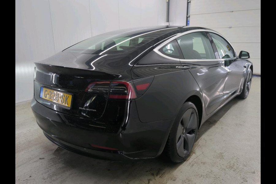 Tesla Model 3 Long Range AWD 75 kWh Navigatie Panoramadak Autopilot Camera Parkeersensoren Stoelverwarming