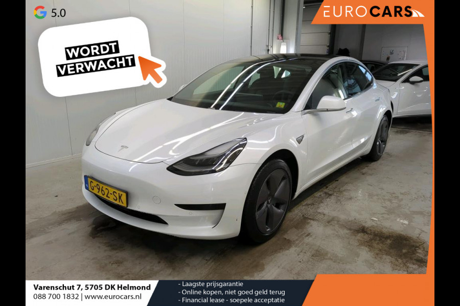 Tesla Model 3 Standard RWD Plus 60 kWh Navigatie Panoramadak Autopilot Camera Parkeersensoren Stoelverwarming