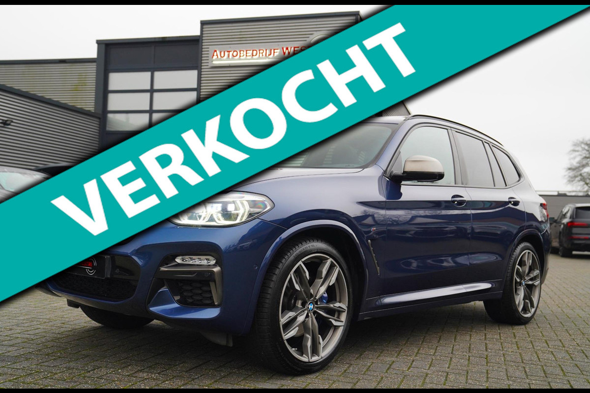 BMW X3 M40i xDrive High Executive | Panorama | Sfeerverlichting | Adaptieve LED | Trekhaak | 360 cam | Head up Display | NAP |