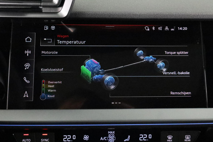 Audi RS3 Sportback 2.5 TFSI RS 3 quattro Panoramadak, RS-sportuitlaatsysteem, comfortpakket Pro, topsnelheid 280 km/h