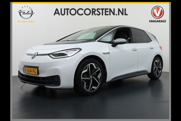 Volkswagen ID.3 AUT. 204pk 58kWh Adap.Cruise Apple Carplay Android Mirror Link 19" Matrix led IQ-.Drive Auto-Pilot WiFi Navi-discover-Pro Ecc Ca Stoelverwarming Vermoeidheids herkenning Rijstrooksensor Bluetooth Keyless DAB Pdc Usb 19''LM Achteropkomend verkeer waarschuwing Orig.NLse Auto Dealer-Onderhouden 43.000 nieuw!