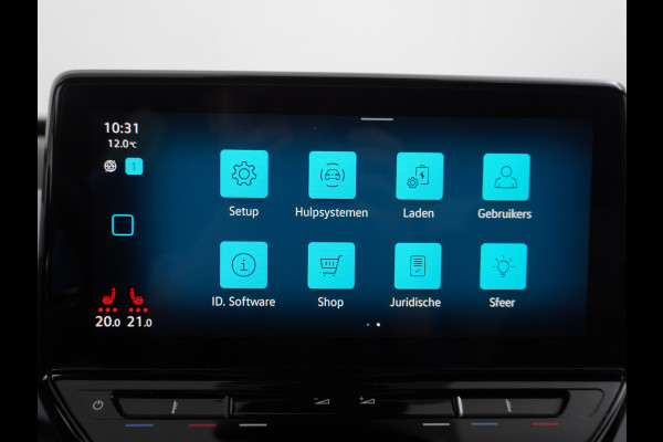 Volkswagen ID.3 AUT. 204pk 58kWh Adap.Cruise Apple Carplay Android Mirror Link 19" Matrix led IQ-.Drive Auto-Pilot WiFi Navi-discover-Pro Ecc Ca Stoelverwarming Vermoeidheids herkenning Rijstrooksensor Bluetooth Keyless DAB Pdc Usb 19''LM Achteropkomend verkeer waarschuwing Orig.NLse Auto Dealer-Onderhouden 43.000 nieuw!