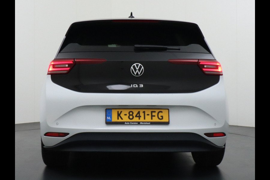 Volkswagen ID.3 AUT. 204pk 58kWh Adap.Cruise Apple Carplay Android Mirror Link 19" Matrix led IQ-.Drive Auto-Pilot WiFi Navi-discover-Pro Ecc Ca Stoelverwarming Vermoeidheids herkenning Rijstrooksensor Bluetooth Keyless DAB Pdc Usb 19''LM Achteropkomend verkeer waarschuwing Orig.NLse Auto Dealer-Onderhouden 44.000 nieuw! 1e Eigenaar