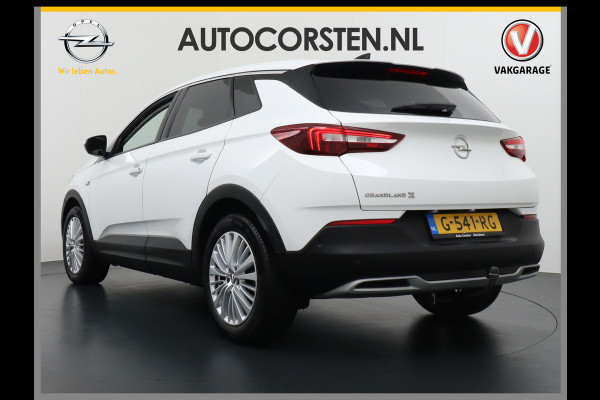 Opel Grandland X AUTOM-8 T131PK Navi Camera Trekhaak Apple Carplay Android 18"lm Pdc Opel-Connect Dual-Ecc Elec.Achterklep AGR-Stoel+Verwarmd DAB Regen-Lichtsensor Led Lane-Assist Bluetooth 1e eigenaar Origineel NLse auto ! Orig. NLse Auto 1e Eigenaar 1300kg trekvermogen