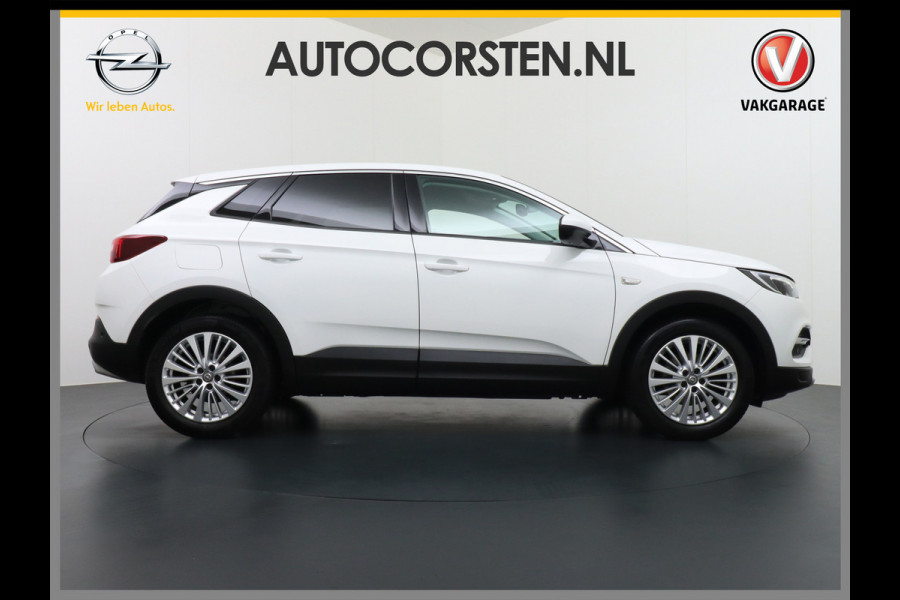 Opel Grandland X AUTOM-8 T131PK Navi Camera Trekhaak Apple Carplay Android 18"lm Pdc Opel-Connect Dual-Ecc Elec.Achterklep AGR-Stoel+Verwarmd DAB Regen-Lichtsensor Led Lane-Assist Bluetooth 1e eigenaar Origineel NLse auto ! Orig. NLse Auto 1e Eigenaar 1300kg trekvermogen